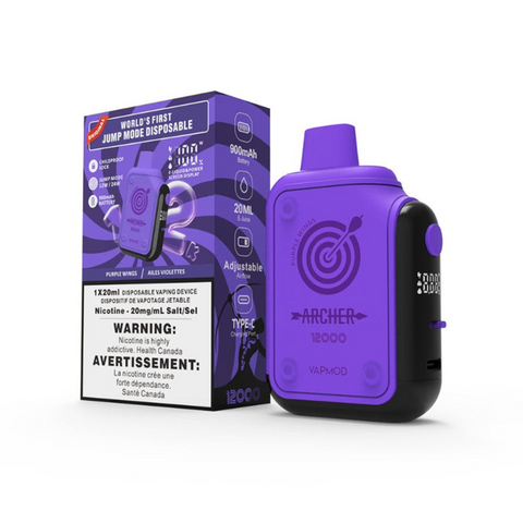 Archer 12K - Purple Wings | Vape Cloud Canada