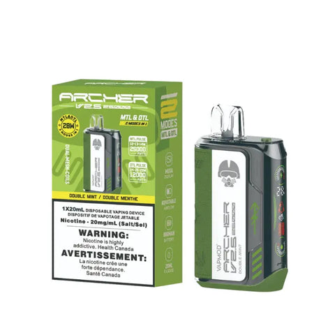 VAPMOD Archer V2.5 Disposable - Double Mint| Cloud Canada - Vape Cloud VAPMOD Archer V2.5 Disposable - Double Mint| Cloud Canada - Vape Cloud