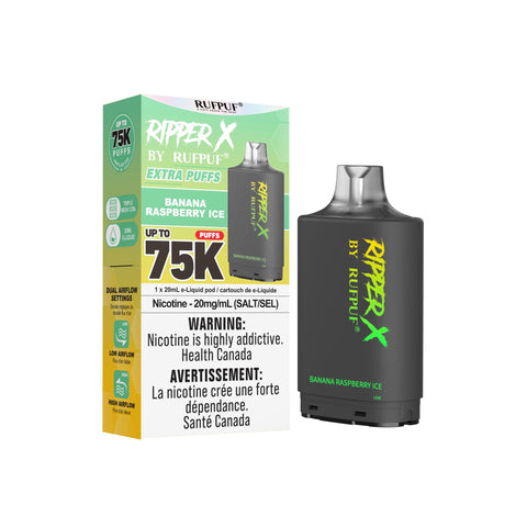 Ripper X 75k Pods | Vape Cloud Canada GCore Banana Raspberry 34.99  Vape Cloud