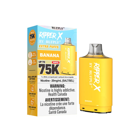 Ripper X 75k Pods | Vape Cloud Canada GCore Banana 34.99  Vape Cloud