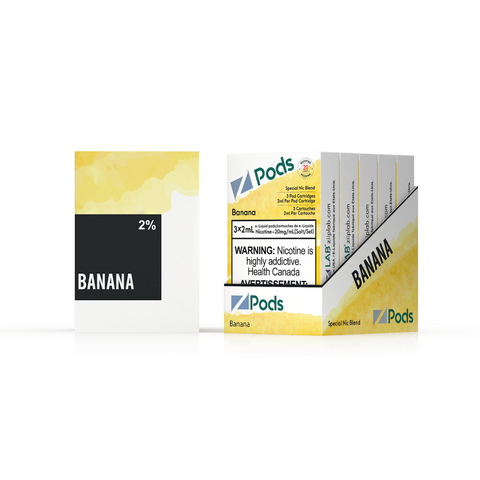 Z Pods  | Vape Cloud Canada Z Land 20mg ON Tax / Banana 20.99  Vape Cloud