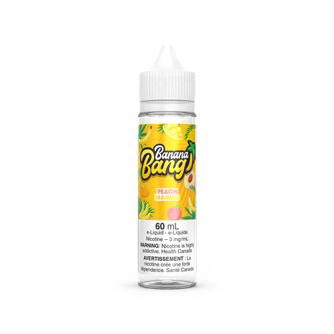 Banana Bang Freebase - Peach Mango (60mL) | Vape Cloud Canada