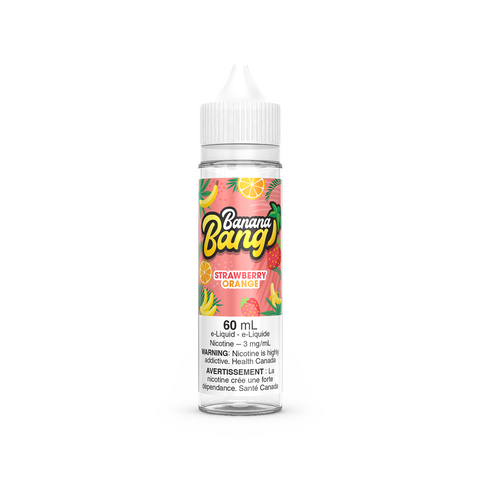 Banana Bang Freebase - Strawberry Orange (60mL) | Vape Cloud Canada