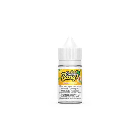 Banana Bang Nic Salt - Peach Mango (30mL) | Vape Cloud Canada