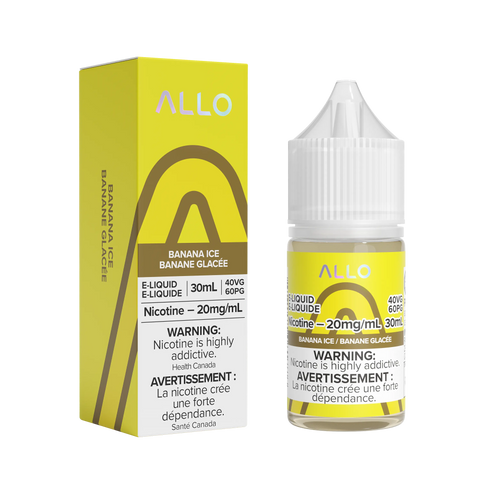 Allo E-Liquid (Salt 30mL) Pacific Smoke 20mg ON Tax / Banana Ice 30.50  Vape Cloud