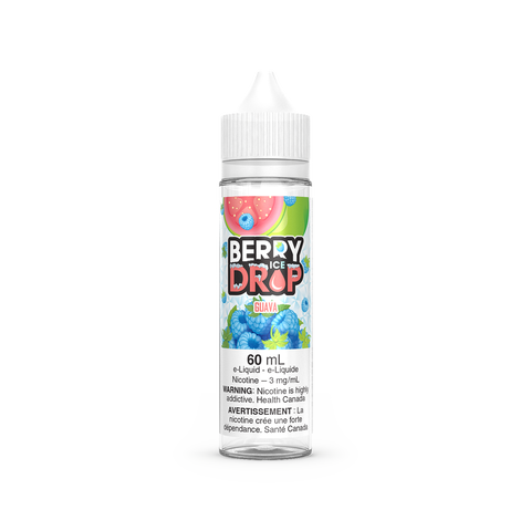 Berry Drop Ice Freebase - Guava (60mL) | Vape Cloud Canada