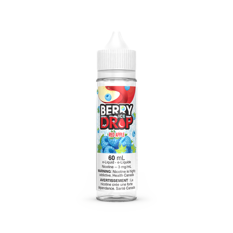 Berry Drop Ice Freebase - Red Apple (60mL) | Vape Cloud Canada