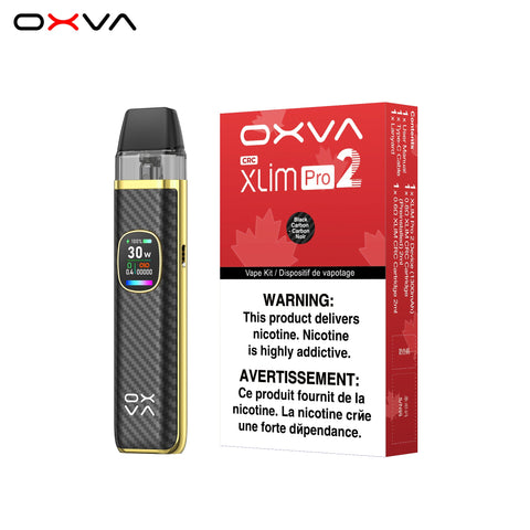 Oxva Slim Pro Pod Kit 2 | Vape Cloud Canada Nimbus Distro Black Carbon 35.00  Vape Cloud