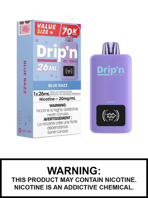 Drip'n by Envi 26ml Disposable Pacific Smoke Blue-Razz 42.99  Vape Cloud