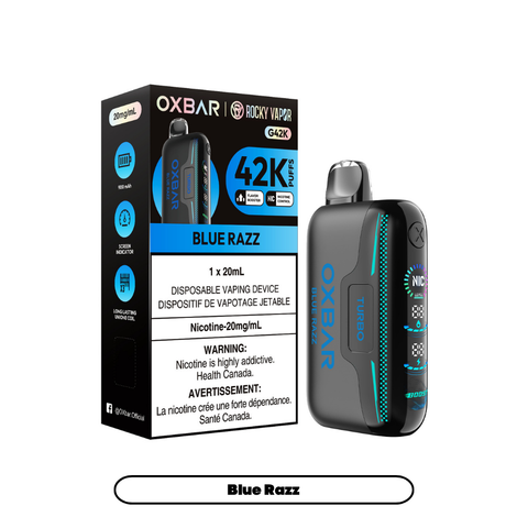 Rocky Vapor Oxbar G42K | Vape Cloud Canada Nimbus Distro 20mg ON Tax / Blueberry Raspberry 41.99  Vape Cloud