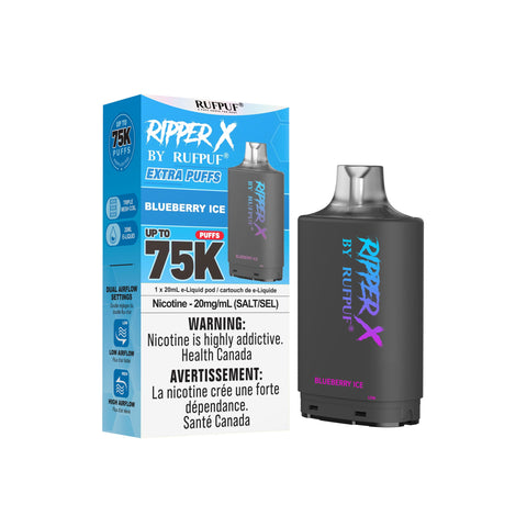 Ripper X 75k Pods | Vape Cloud Canada GCore Blueberry Ice 34.99  Vape Cloud