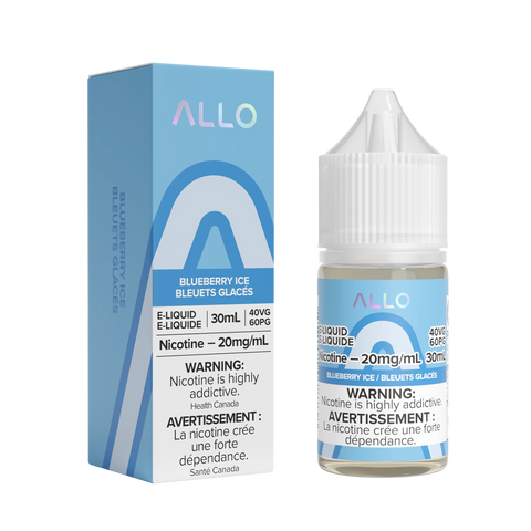 Allo E-Liquid (Salt 30mL) Pacific Smoke 20mg ON Tax / Blueberry Ice 30.50  Vape Cloud