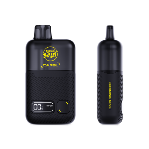 CAPSL AFX30 Disposable Vape by Flavour Beast Bussin Banana Iced