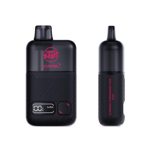 CAPSL AFX30 Disposable Vape by Flavour Beast Supreme Strawberry Kiwi Iced