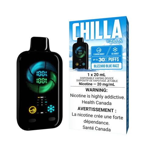 Chilla by Zilla -  Blizzard Blue Razz | Vape Cloud Canada Valor    Vape Cloud