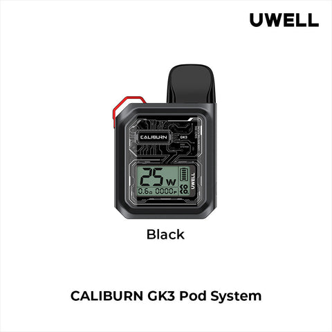 Uwell - Caliburn GK3 Kit | Vape Cloud Canada Valor Black 40.99  Vape Cloud