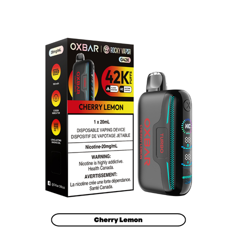 Rocky Vapor Oxbar G42K | Vape Cloud Canada Nimbus Distro 20mg ON Tax / Cherry Lemon 41.99  Vape Cloud