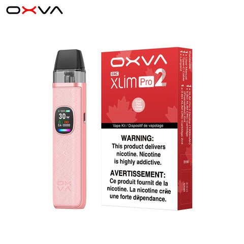 Oxva Slim Pro Pod Kit 2 | Vape Cloud Canada Nimbus Distro Coral Pink 35.00  Vape Cloud