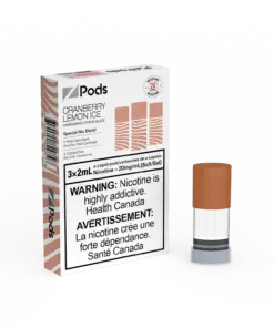Z Land Cranberry Lemon Ice vape pod from Vape Cloud Canada, pre-filled with cranberry and lemon flavor, shown in the image.