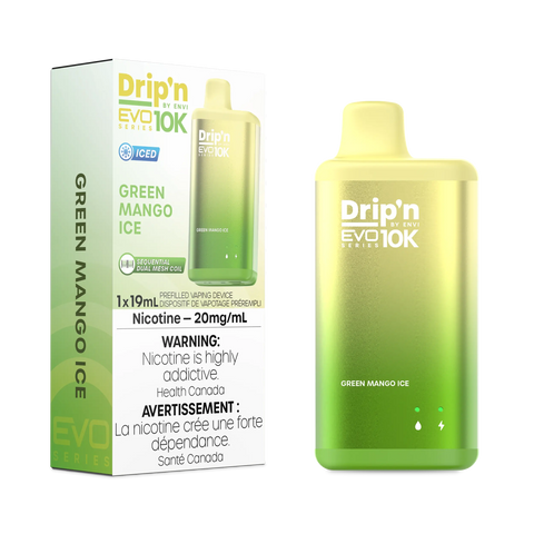 Drip'n EVO 10K | Vape Cloud Canada Pacific Smoke 20mg ON Tax / Green Mango Ice 37.99  Vape Cloud