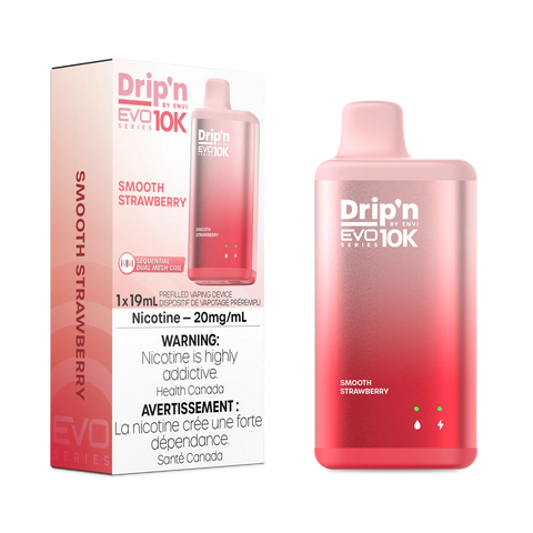 Drip'n EVO 10K | Vape Cloud Canada Pacific Smoke 20mg ON Tax / Smooth Strawberry 37.99  Vape Cloud