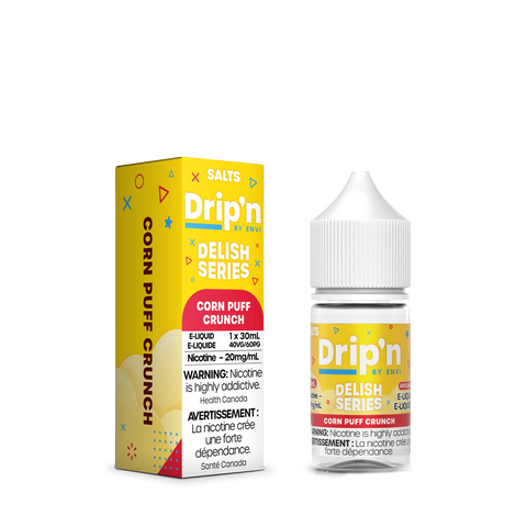Drip'n by Envi Delish E-Liquid | Vape Cloud Canada Pacific Smoke 20mg ON Tax / Corn Puff Crunch 35.99  Vape Cloud