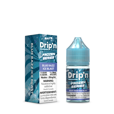 Drip'n by Envi Frozen E-Liquid | Vape Cloud Canada Pacific Smoke 20mg ON Tax / Blue Razz Ice 33.75  Vape Cloud