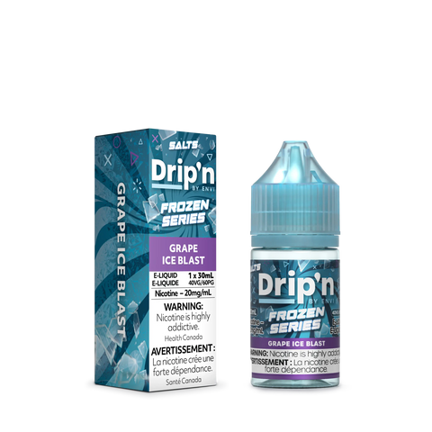 Drip'n by Envi Frozen E-Liquid | Vape Cloud Canada Pacific Smoke 20mg ON Tax / Grape Ice Blast 33.75  Vape Cloud