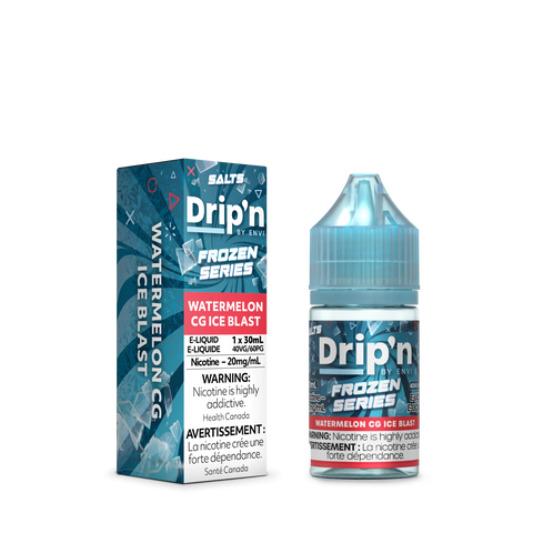 Drip'n by Envi Frozen E-Liquid | Vape Cloud Canada Pacific Smoke 20mg ON Tax / Watermelon CG Ice Blast 33.99  Vape Cloud