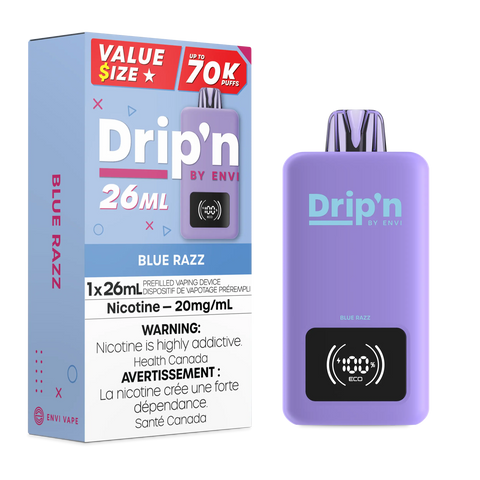 Drip'n by Envi 26ml Disposable | Vape Cloud Canada Pacific Smoke 20mg ON Tax / Blue Razz 42.99  Vape Cloud