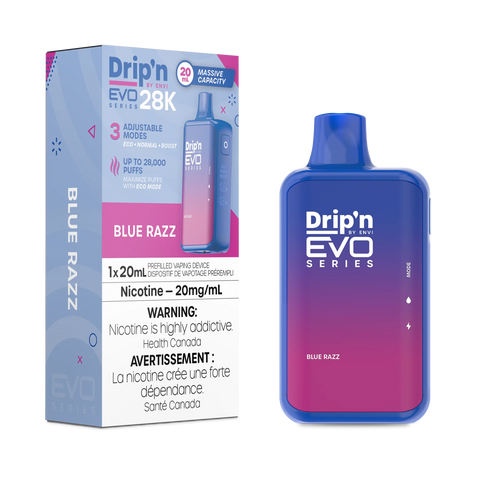 Drip'n EVO 28K | Vape Cloud Canada Pacific Smoke 20mg ON Tax / Blue Razz 41.99  Vape Cloud