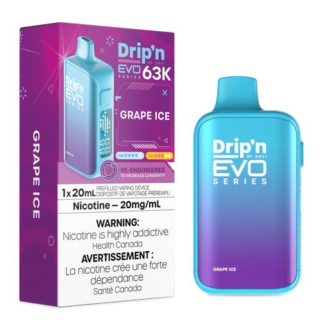 Drip'n by Envi EVO 63k Disposable Vape Pacific Smoke    Vape Cloud