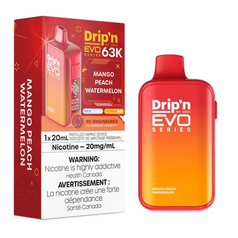 Drip'n by Envi EVO 63k Disposable Vape Pacific Smoke    Vape Cloud