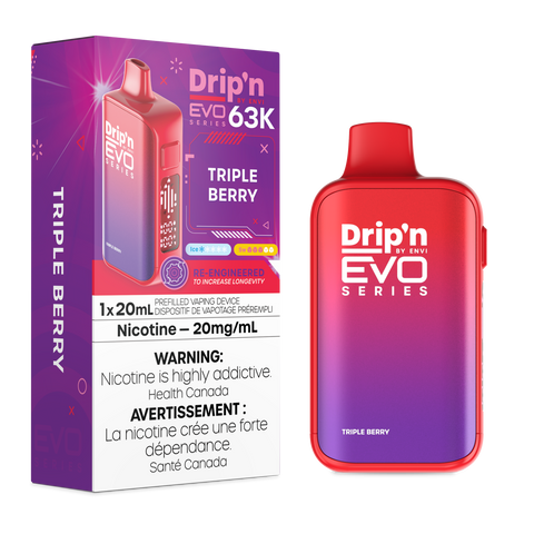 Drip'n by Envi EVO 63k Disposable Vape Pacific Smoke    Vape Cloud