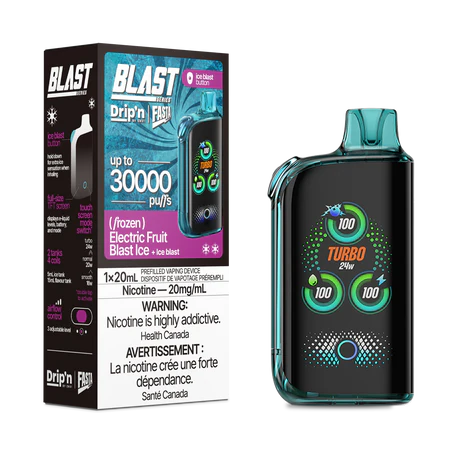 Drip'n by Envi Fasta Blast 30k - Electric Fruit Blast Ice | Vape Cloud Canada