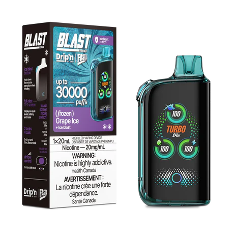 Drip'n by Envi Fasta Blast 30k - Grape Ice | Vape Cloud Canada