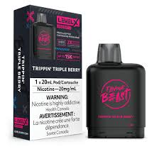 Level X Boost - Flavour Beast - Trippin' Triple Berry | Vape Cloud Canada