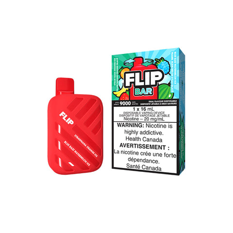 Flip Bar - Straw Nana Orange Ice & Blue Razz Watermelon Ice | Vape Cloud Canada