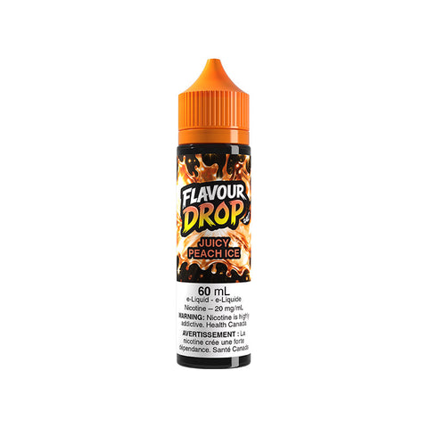 Flavour Drop 60mL Nic Salt - Juicy Peach Ice