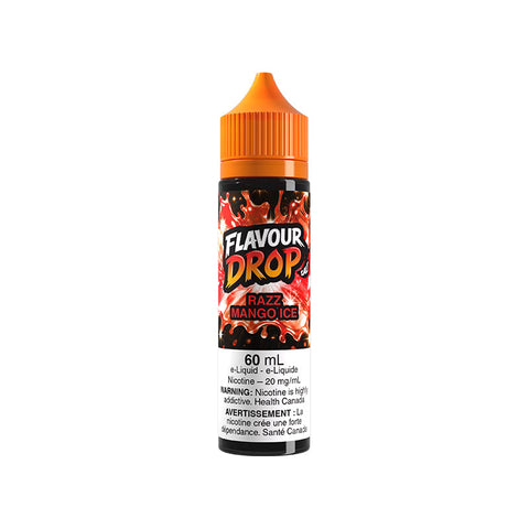 Flavour Drop 60mL Nic Salt - Razz Mango Ice