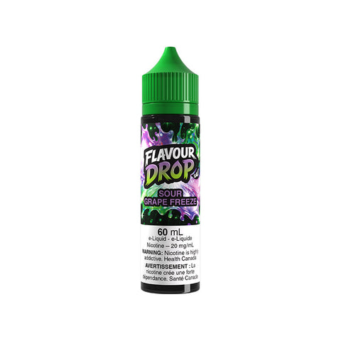 Flavour Drop 60mL Nic Salt - Sour Grape Freeze
