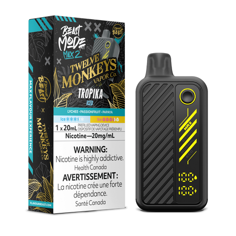 Flavour Beast Beast Mode Max 2 50K | Online Pricing Pacific Smoke 20mg/mL / Tropika - Twelve Monkeys Series 33.99  Vape Cloud