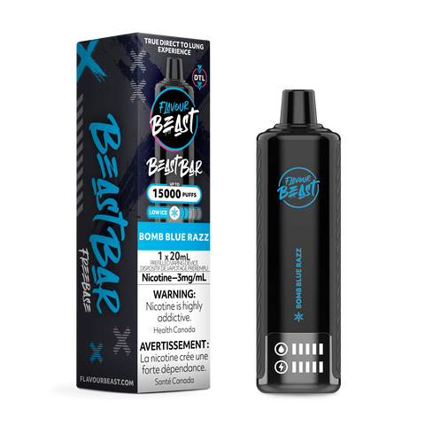 Flavour Beast - Beast Bar - Bomb Blue Razz | Vape Cloud Canada Pacific Smoke    Vape Cloud