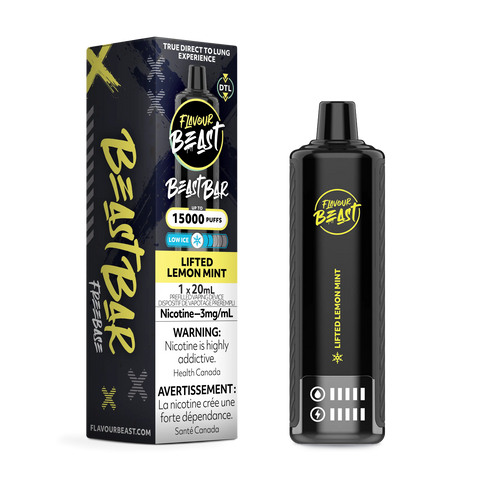 Flavour Beast - Beast Bar - Lifted Lemon Mint | Vape Cloud Canada Pacific Smoke 3mg ON Tax 38.99  Vape Cloud
