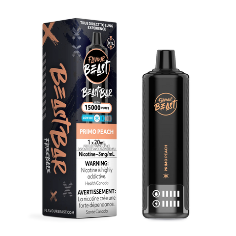 Flavour Beast - Beast Bar - Primo Peach | Vape Cloud Canada Pacific Smoke    Vape Cloud