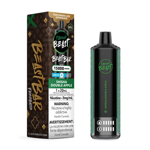 Flavour Beast - Beast Bar - Shisha Double Apple | Vape Cloud Canada Pacific Smoke    Vape Cloud