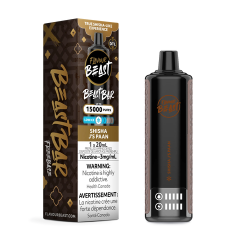 Flavour Beast - Beast Bar - Shisha J's Paan | Vape Cloud Canada Pacific Smoke 3mg ON Tax 38.99  Vape Cloud