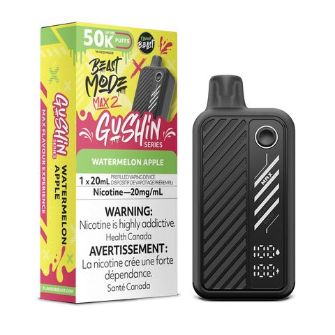Flavour Beast Beast Mode Max 2 50K | Online Pricing Pacific Smoke 20mg/mL / Gushin' Watermelon Apple 33.99  Vape Cloud