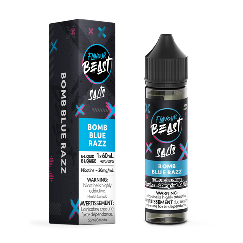 Flavour Beast E-Liquid - Bomb Blue Razz 20mg/60mL Pacific Smoke    Vape Cloud