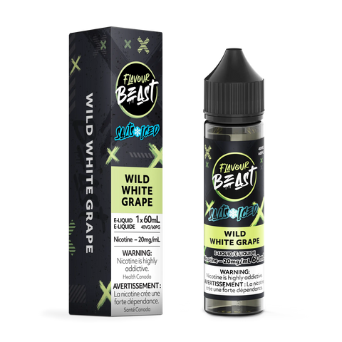 Flavour Beast E-Liquid - Wild White Grape Iced (60mL) Pacific Smoke    Vape Cloud